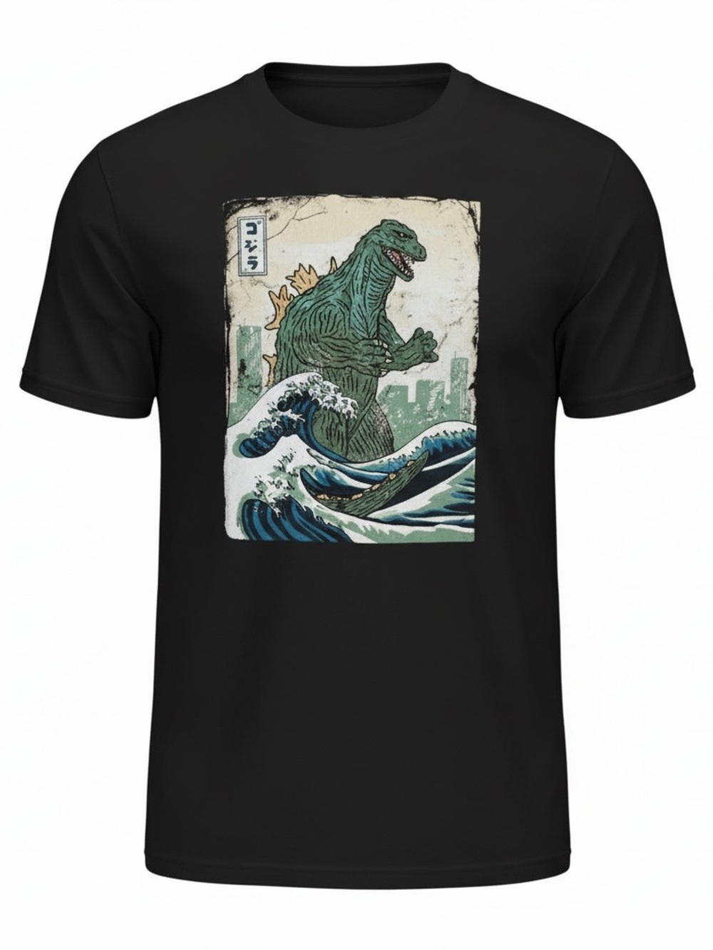 Original godzilla T-Shirt with Green Monster Print